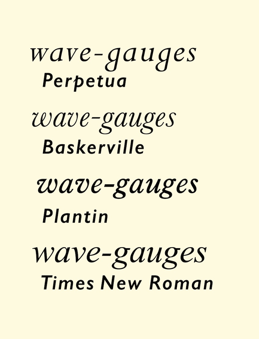 Times New Roman italic